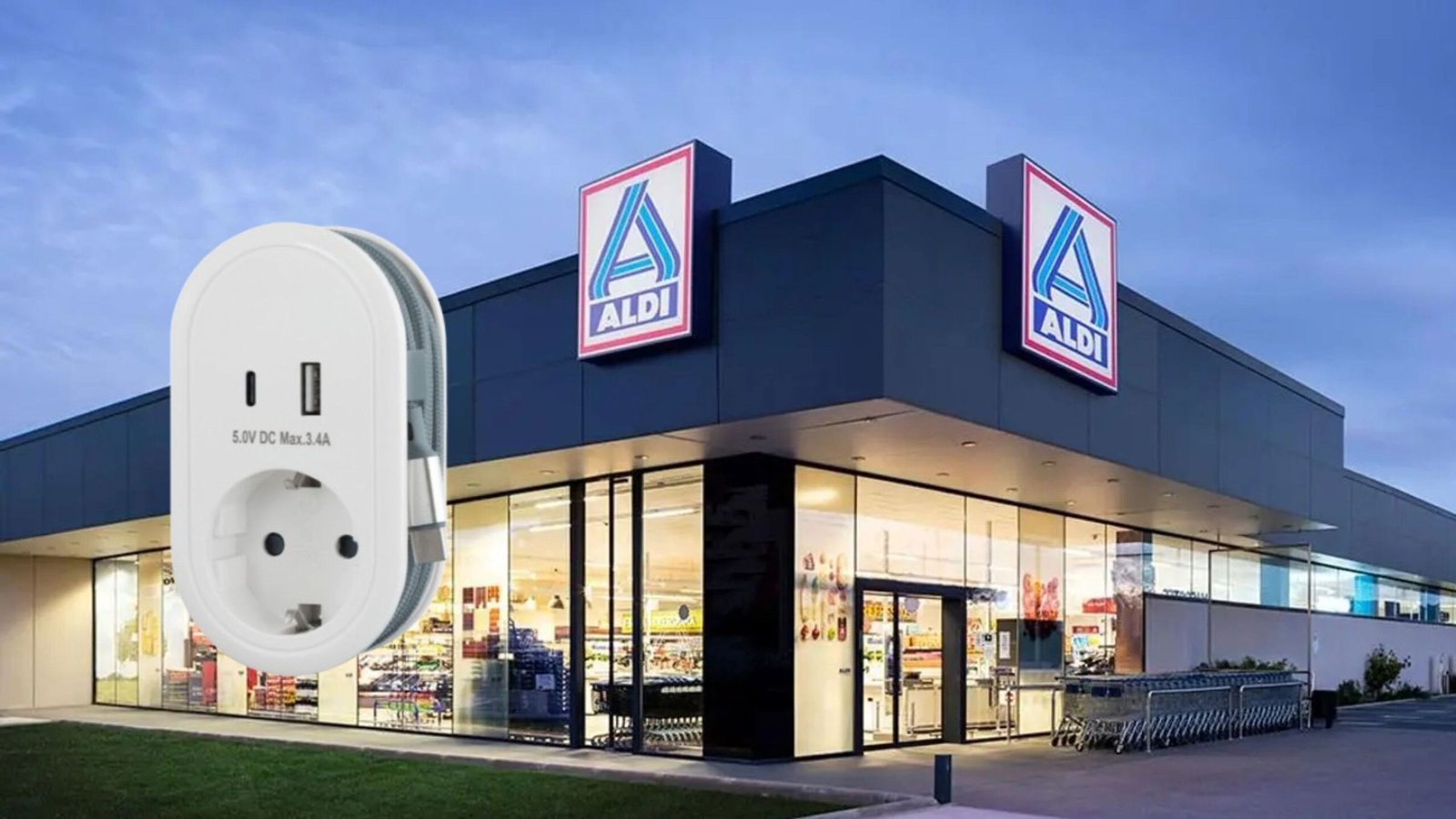 Adiós a los enchufes de toda la vida, Aldi lanza uno que puedes instalar donde quieras con USB por solo 8 euros