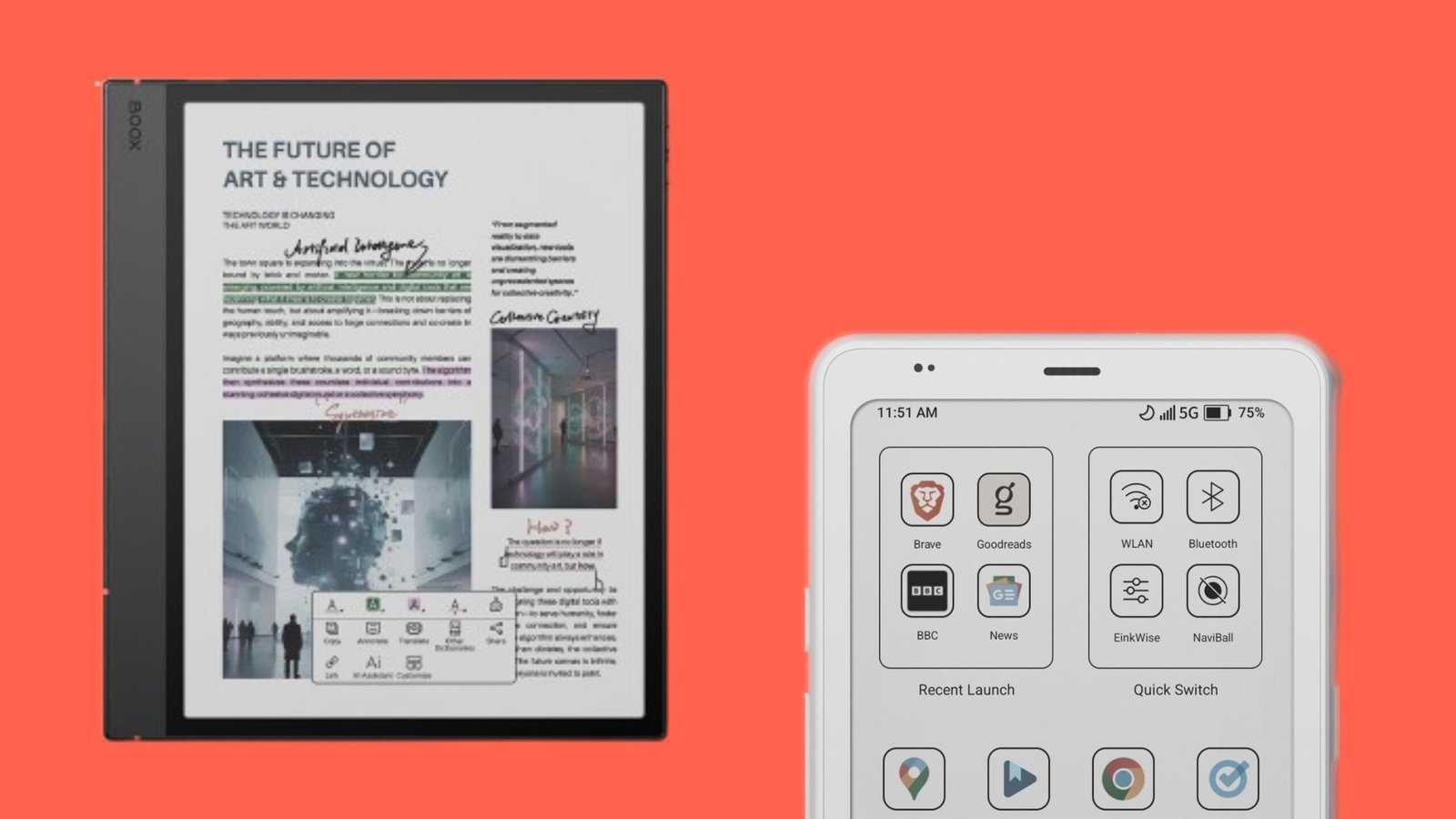 BOOX inicia una nueva era del papel digital con una escritura más natural y su primer panel a color en la serie Palma
