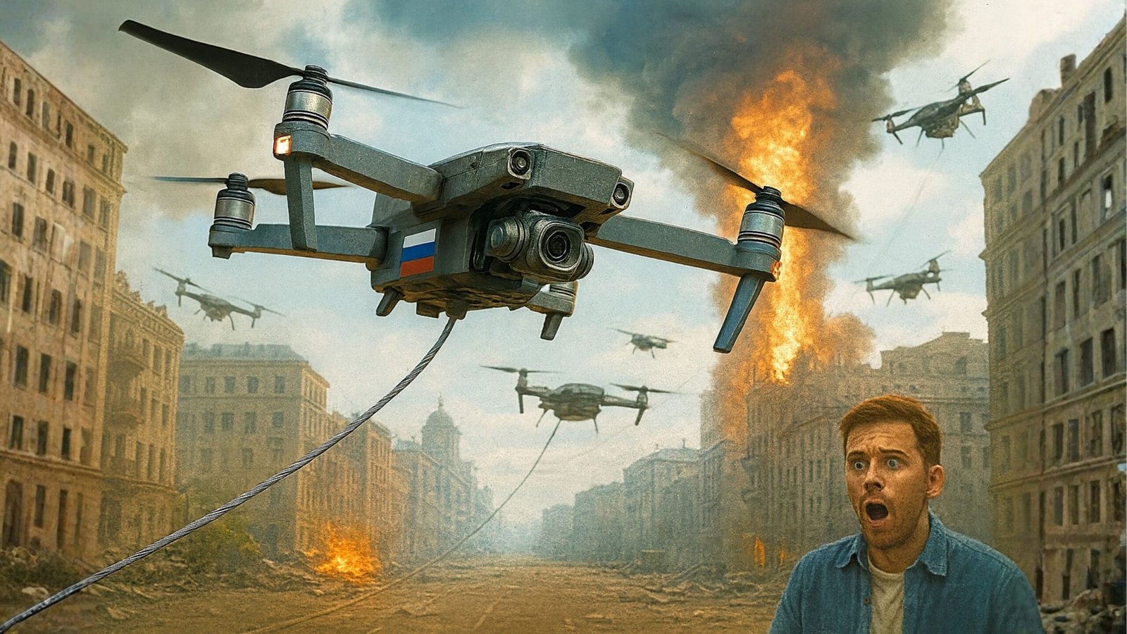 Drones rusos de fibra óptica siembran el pánico en Ucrania: “Es terrorífico, llegan más lejos y son inmunes a interferencias”