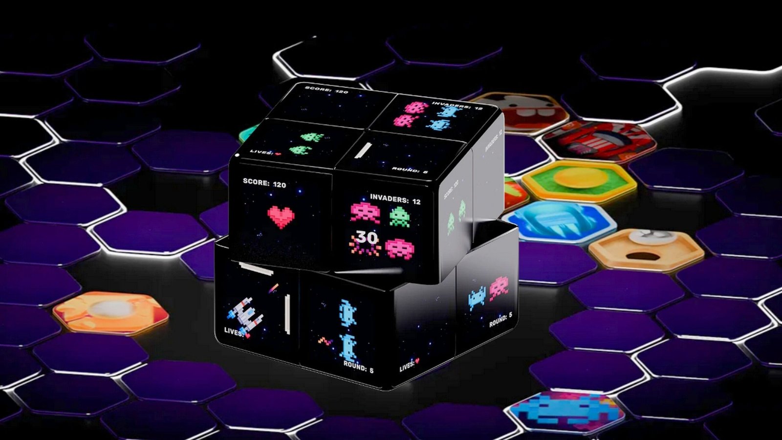 El cubo de Rubik entra en el siglo XXI sustituyendo las pegatinas por pantallas, ya tiene más de 100 juegos