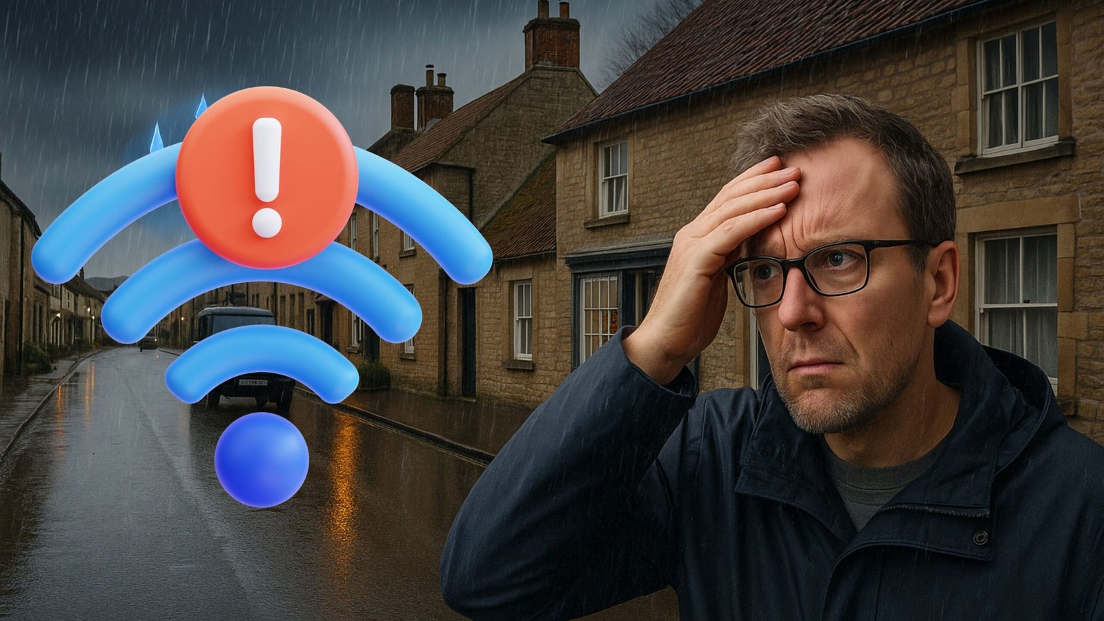 En este pueblo el WiFi deja de funcionar cuando llueve y nadie sabe el motivo: ¿Su mayor problema?… Está en Reino Unido