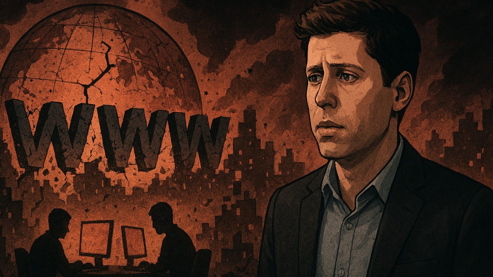 Expertos dan la razón a Sam Altman: “Internet se está pudriendo y podría morir en tan solo 3 años”