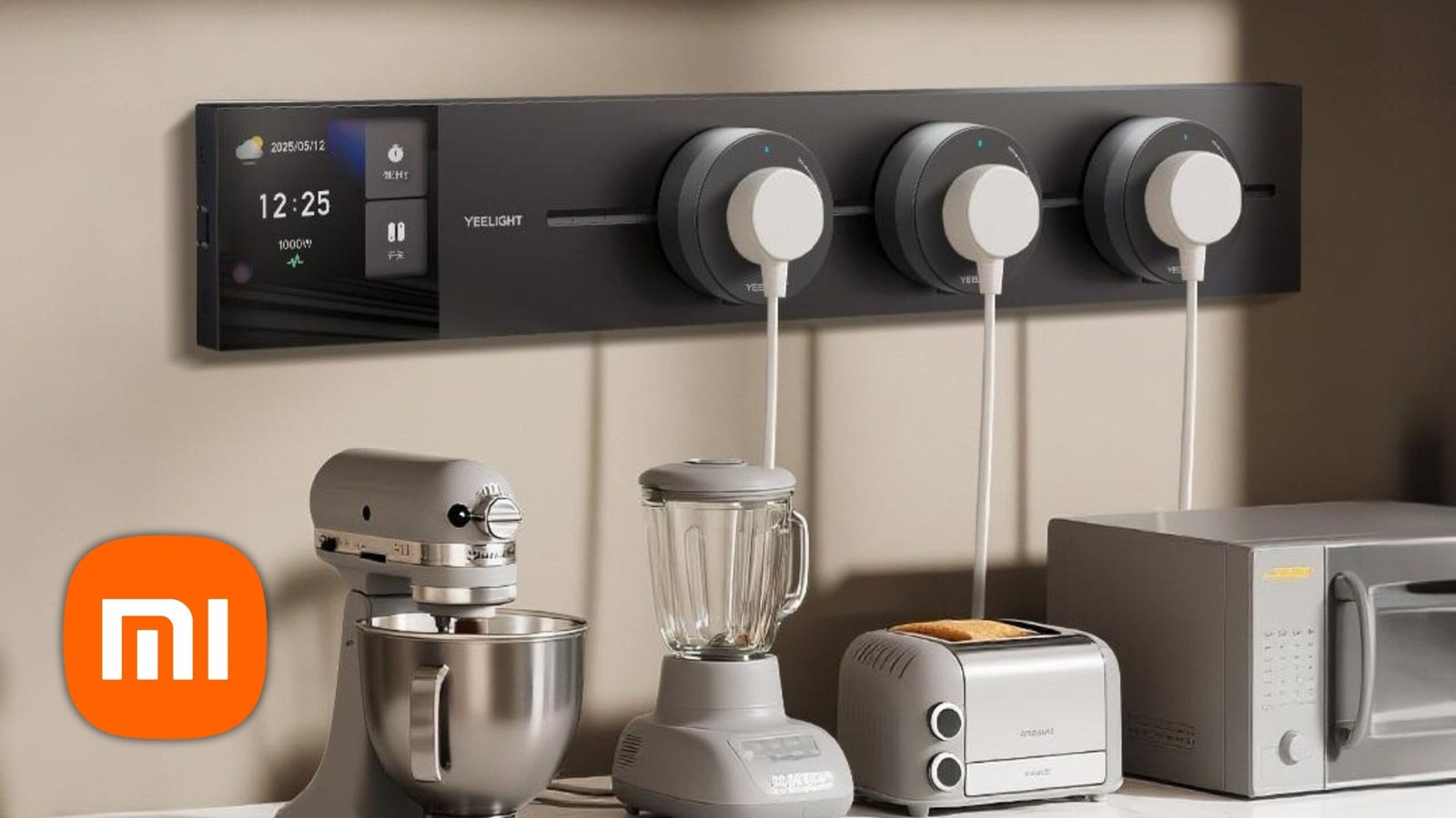 Giro de 180 grados de Xiaomi, revoluciona las regletas de enchufes: con pantalla y sensor de presencia