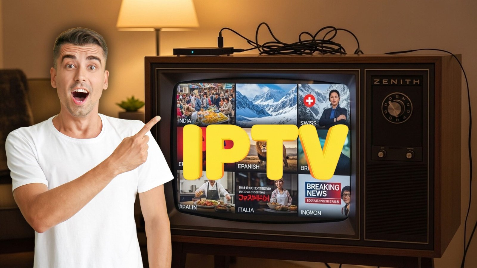 He convertido un viejo televisor que pensaba tirar en una “máquina IPTV” donde puedo ver gratis cientos de canales de TV de todo el mundo
