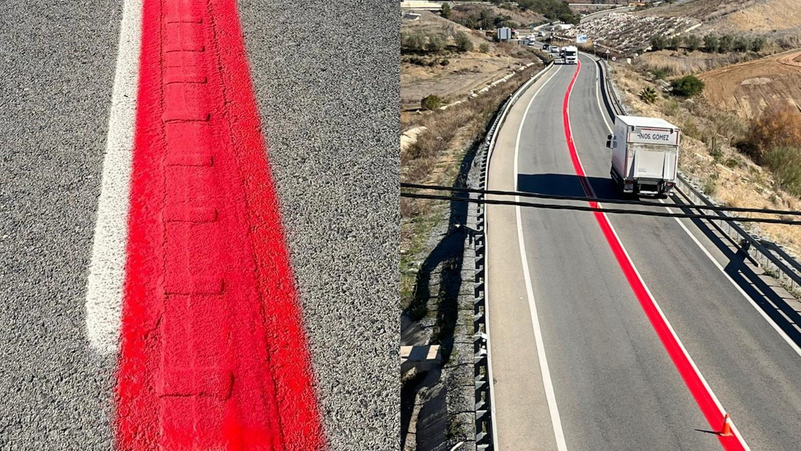 La DGT sorprende con las nuevas líneas roja en las carreteras: cuidado con tocarla o te caerá una buena multa