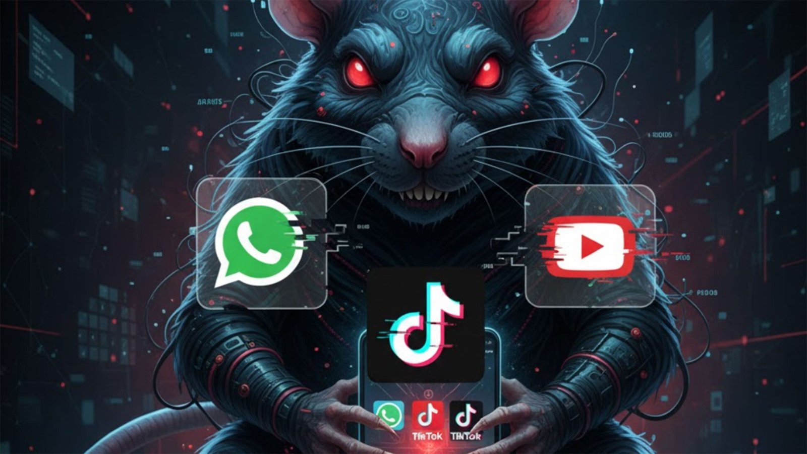 Nuevo spyware ClayRat se hace pasar por WhatsApp, TikTok y YouTube