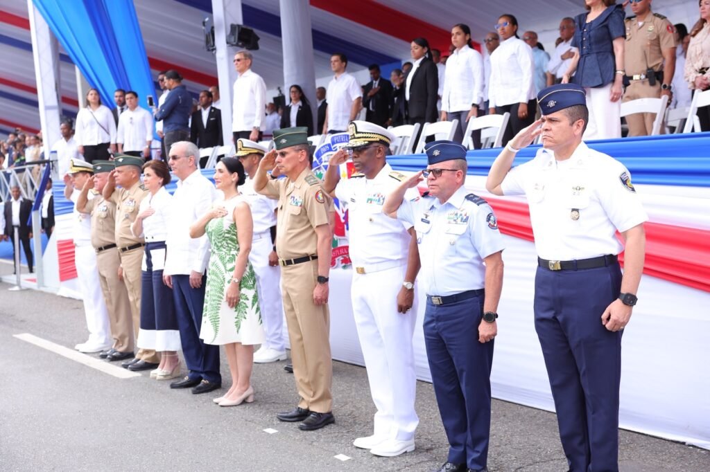 Policía Nacional se destaca durante participación en el desfile por el 182 aniversario de la Independencia Nacional