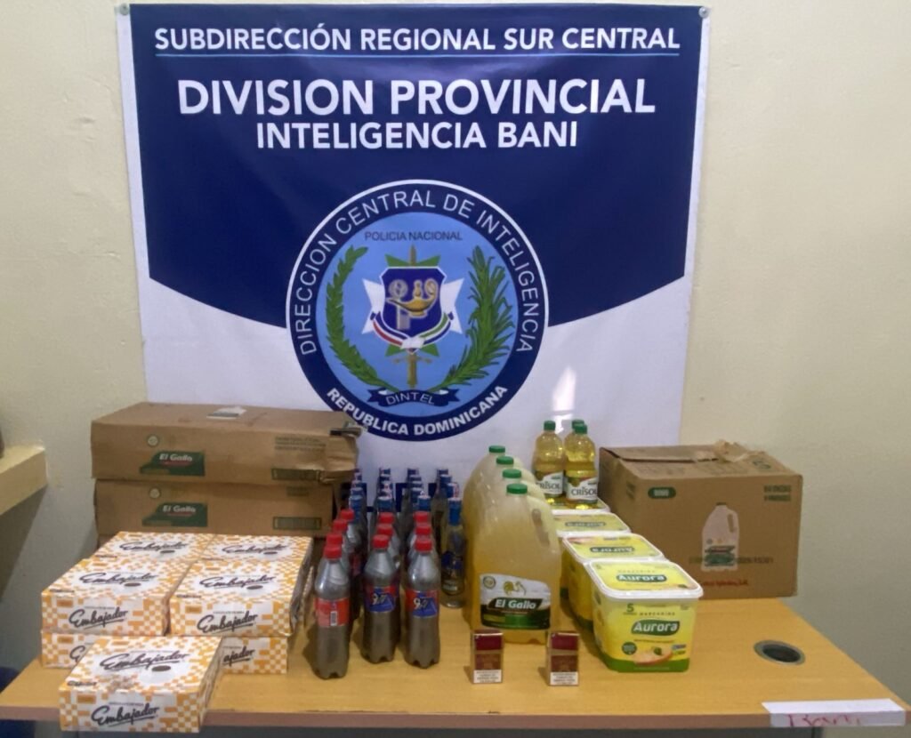Allanamientos y múltiples operativos del DINTEL junto al MP dejan seis detenidos, más de 1,900 cigarrillos ocupados y drogas incautadas