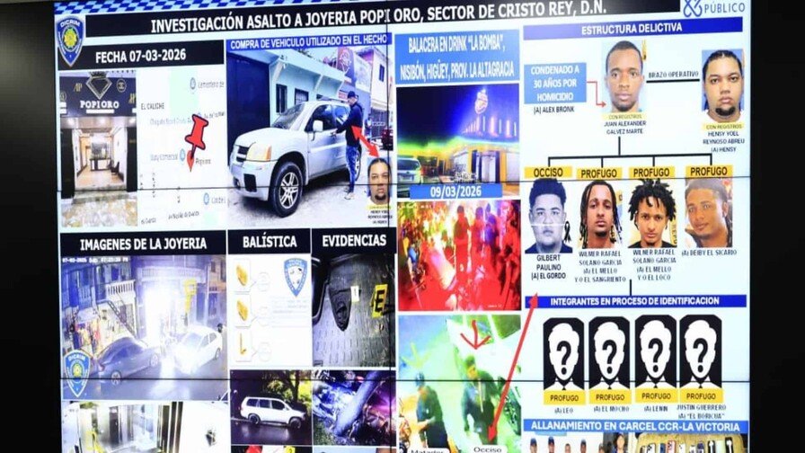 MP solicitará coerción contra dos hombres por el asalto a joyería en Cristo Rey