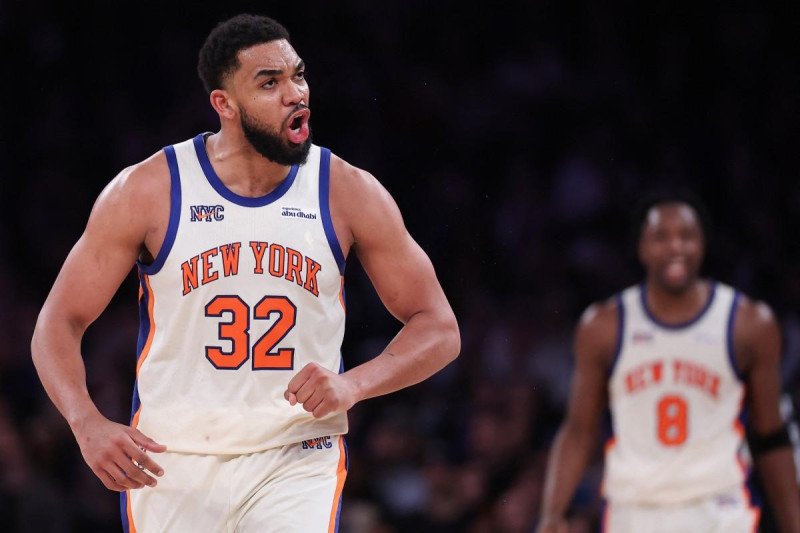 Towns llega a los 16 mil puntos, Brunson anota 24 y los Knicks fulminan racha de los Spurs