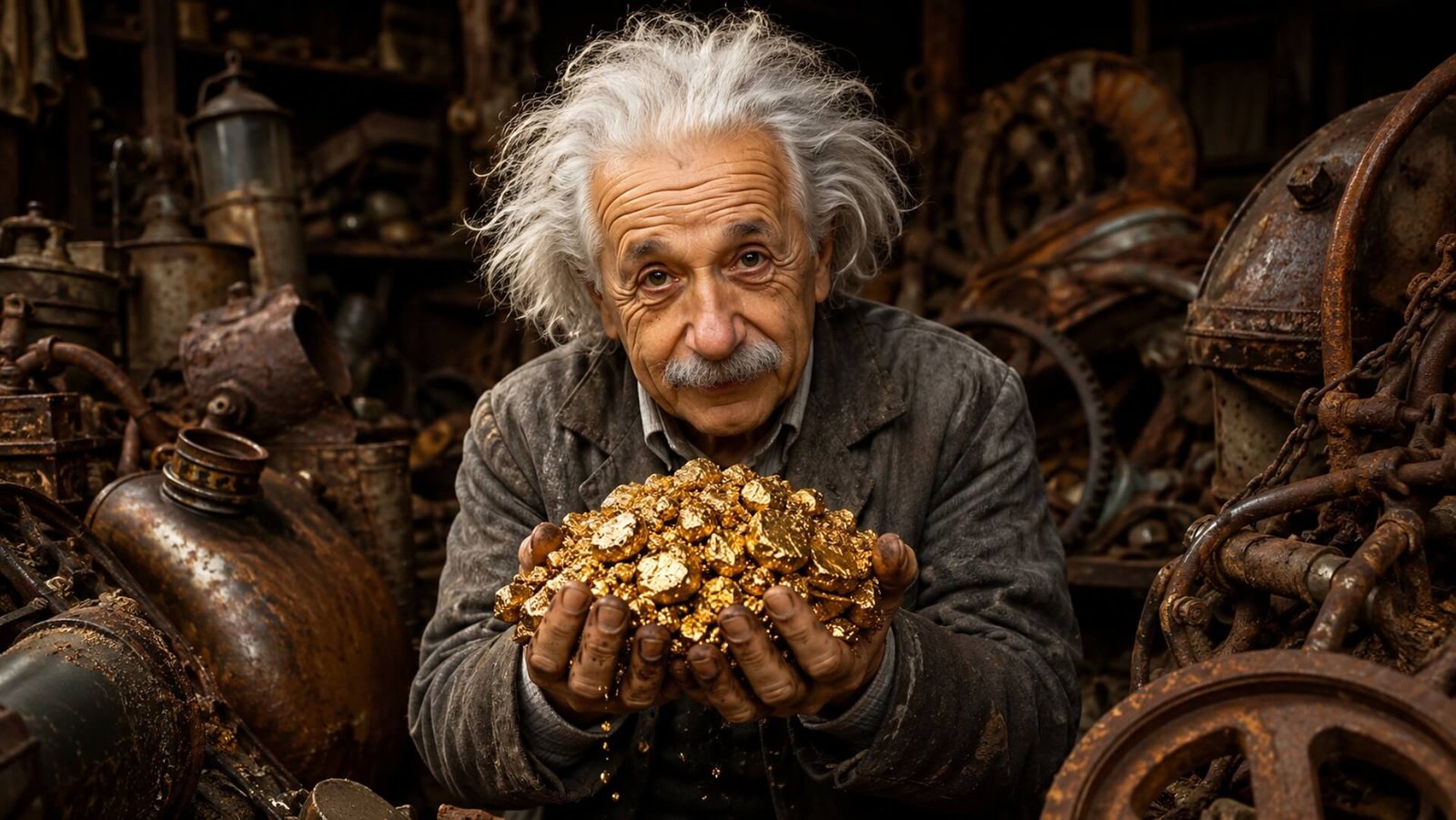 Científicos descubren por qué el oro no se oxida durante miles de años y Einstein tiene mucho que ver