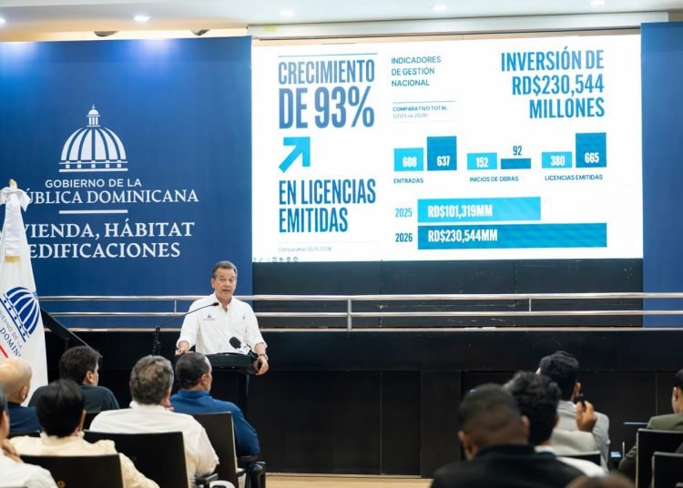 Mivhed aumenta 93% emisión de licencias y viabiliza inversión de RD$230 mil millones