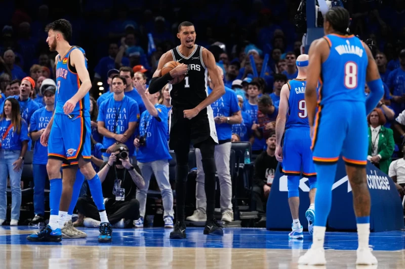 Wembanyama anota 41 y decide triunfo de Spurs sobre OKC