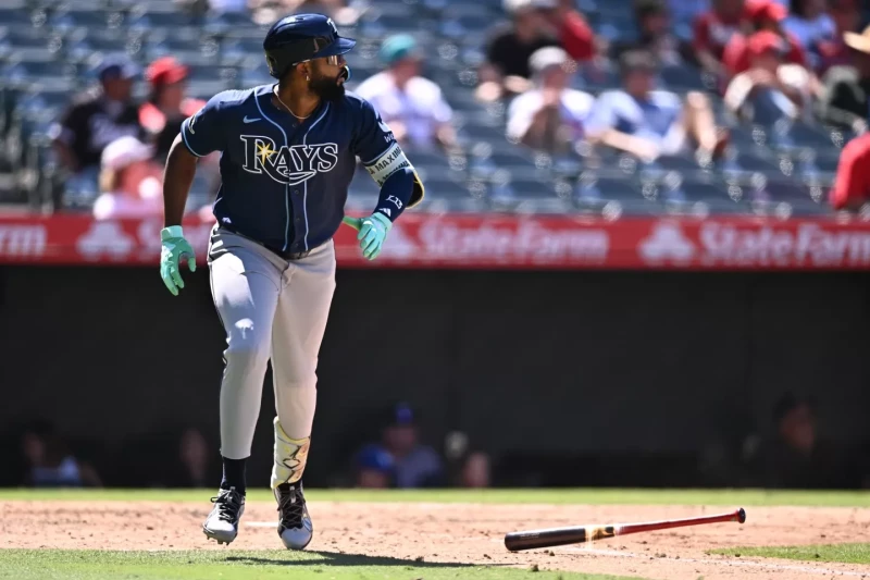Caminero conecta su jonrón número 15 y los Rays de Tampa Bay derrotaron a los Angelinos 8-3
