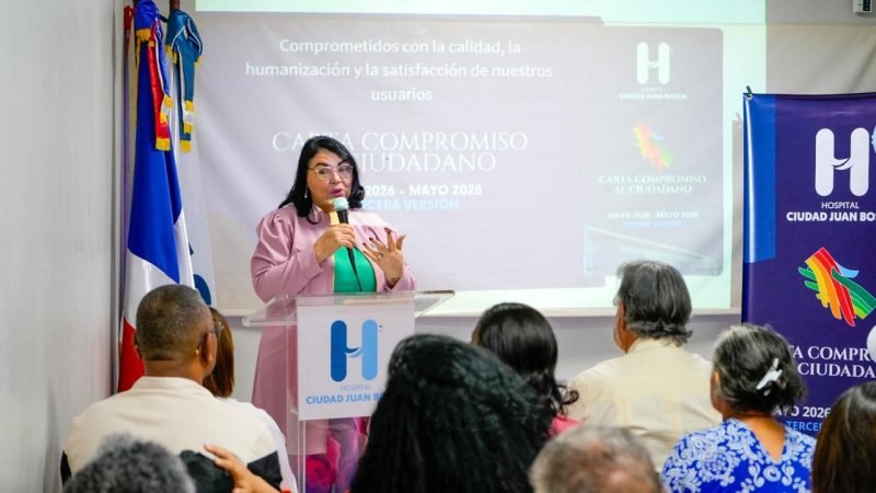 Hospital Ciudad Juan Bosch presenta la tercera versión de su Carta Compromiso al Ciudadano 