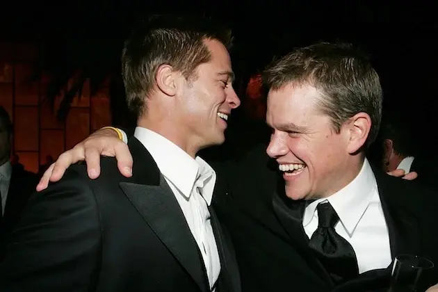 Brad Pitt fingió ser Matt Damon para engañar a un repartidor de comida