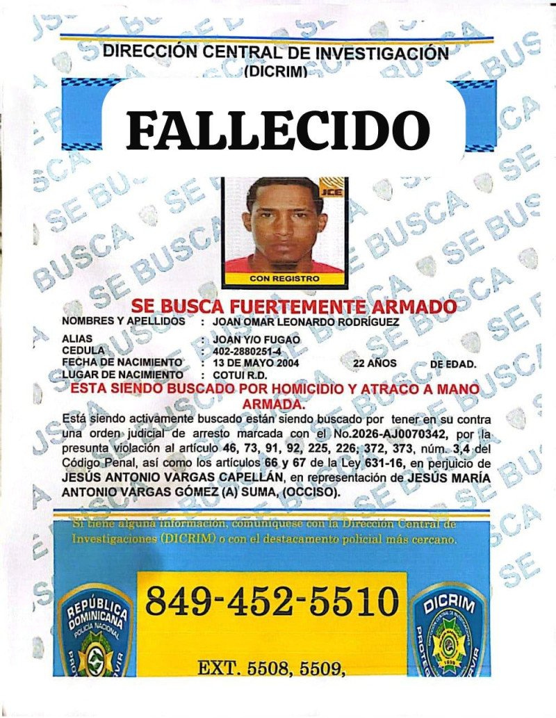 Muere Jhoan Leonardo “Fugao” en presunto enfrentamiento con la Policía