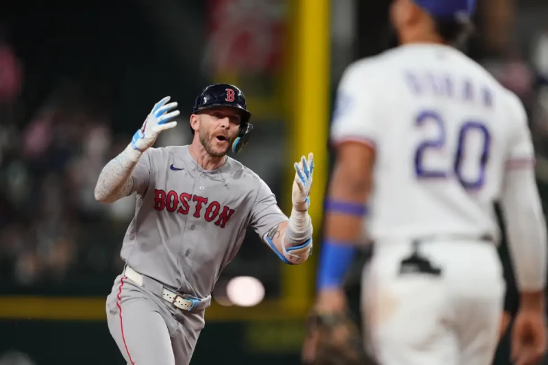 Story, con jonrón, da triunfo a Medias Rojas y baja a Texas al segundo en Oeste